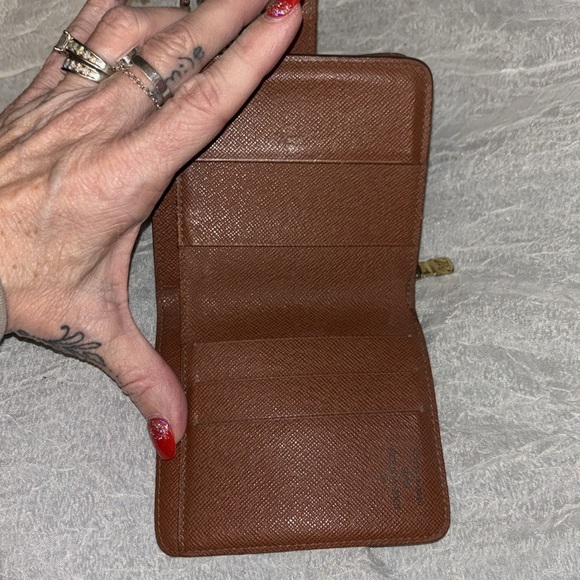 Louis Vuitton folded wallet, compact zip monogram, canvas, leather wallet - Picture 6 of 10